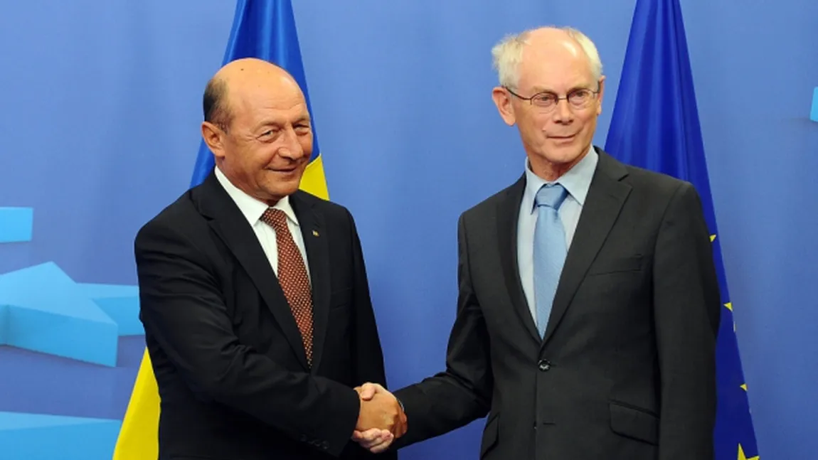 Întrevederea lui Băsescu cu Van Rompuy şi Barroso a durat o jumătate de oră