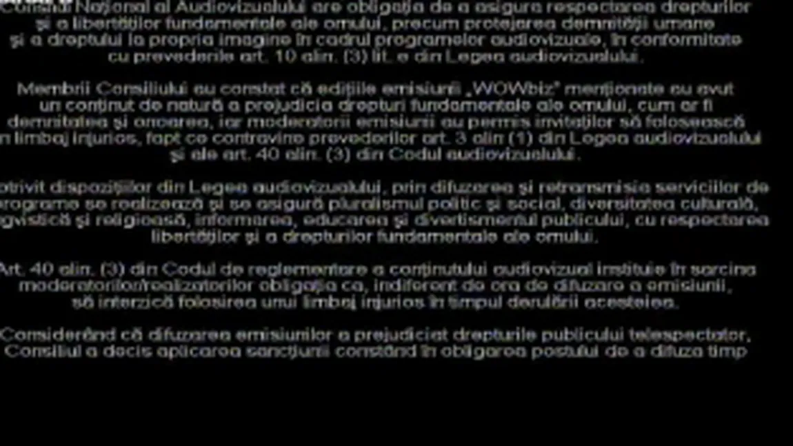 Tăcere în prime time: 10 minute de linişte la trei mari televiziuni din România VIDEO