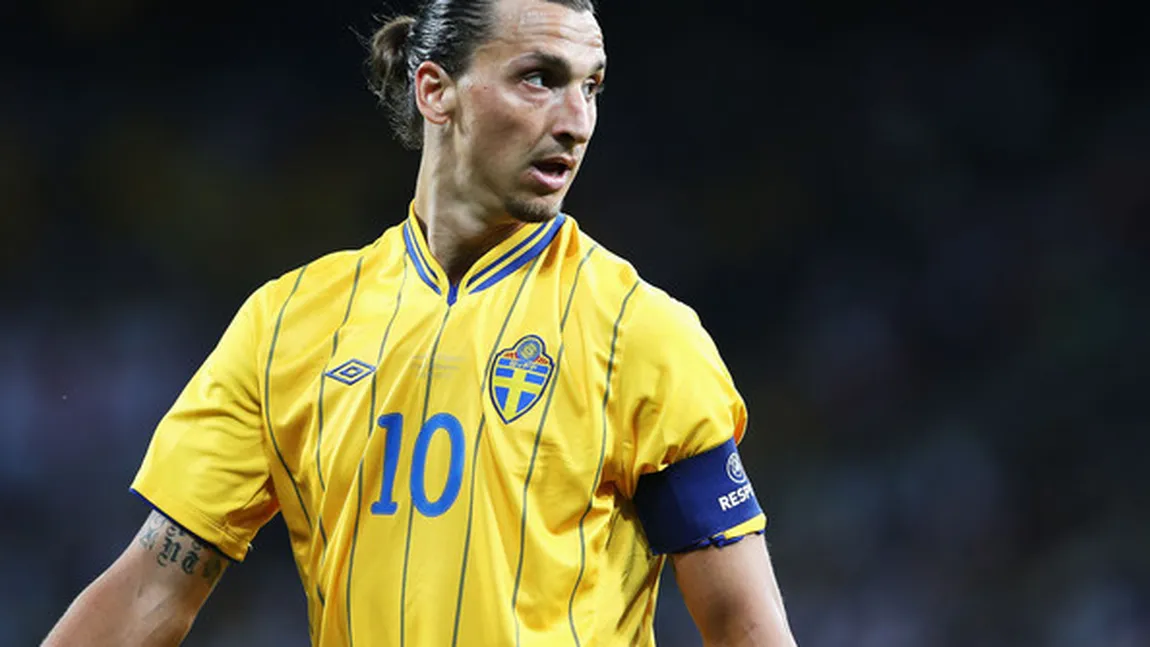 Gol din foarfecă de la 30 de metri reuşit de Ibrahimovic în meciul cu Anglia VIDEO