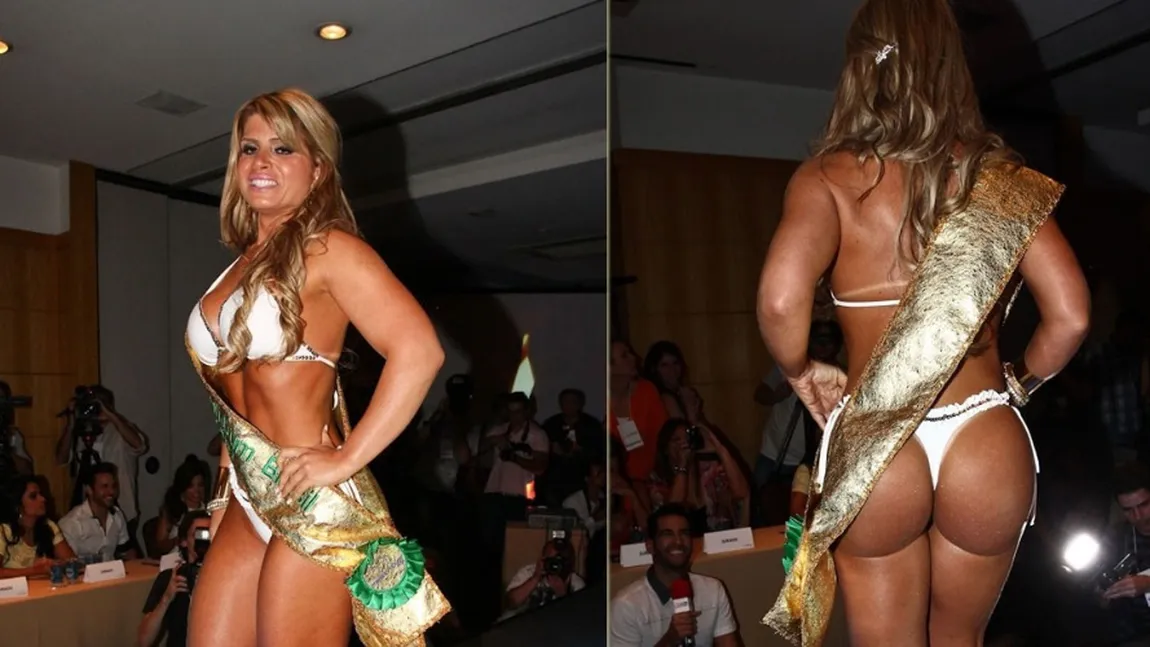Miss Bumbum 2012: Femeia cu cel mai frumos fund din Brazilia VIDEO