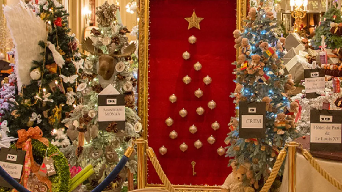 Prinţul Albert de Monaco a cumpărat un brad de Crăciun creat de Alexandru Ciucu FOTO
