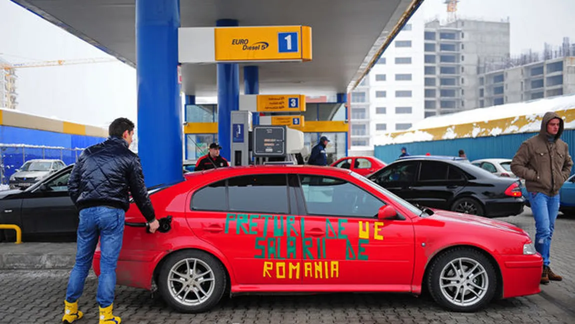 SE SCUMPESC CARBURANŢII. Guvernul a avizat creşterea accizelor la motorină, din ianuarie 2013