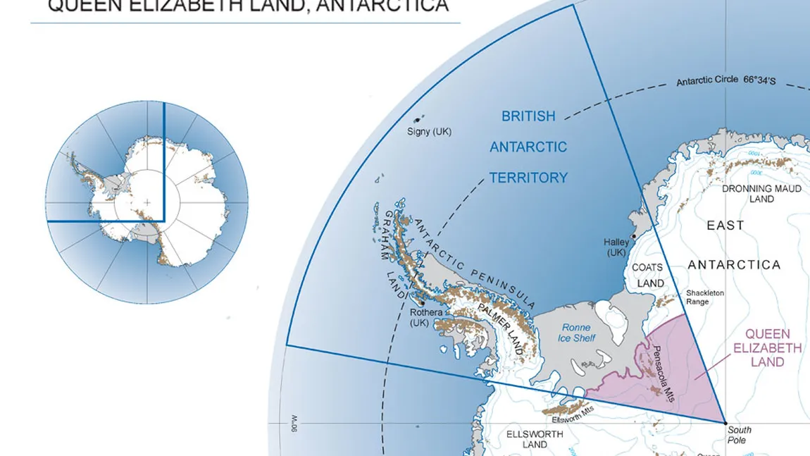 O zonă din Antarctica, populată cu pinguini, foci şi păsări, a primit numele reginei Elizabeth a IIa