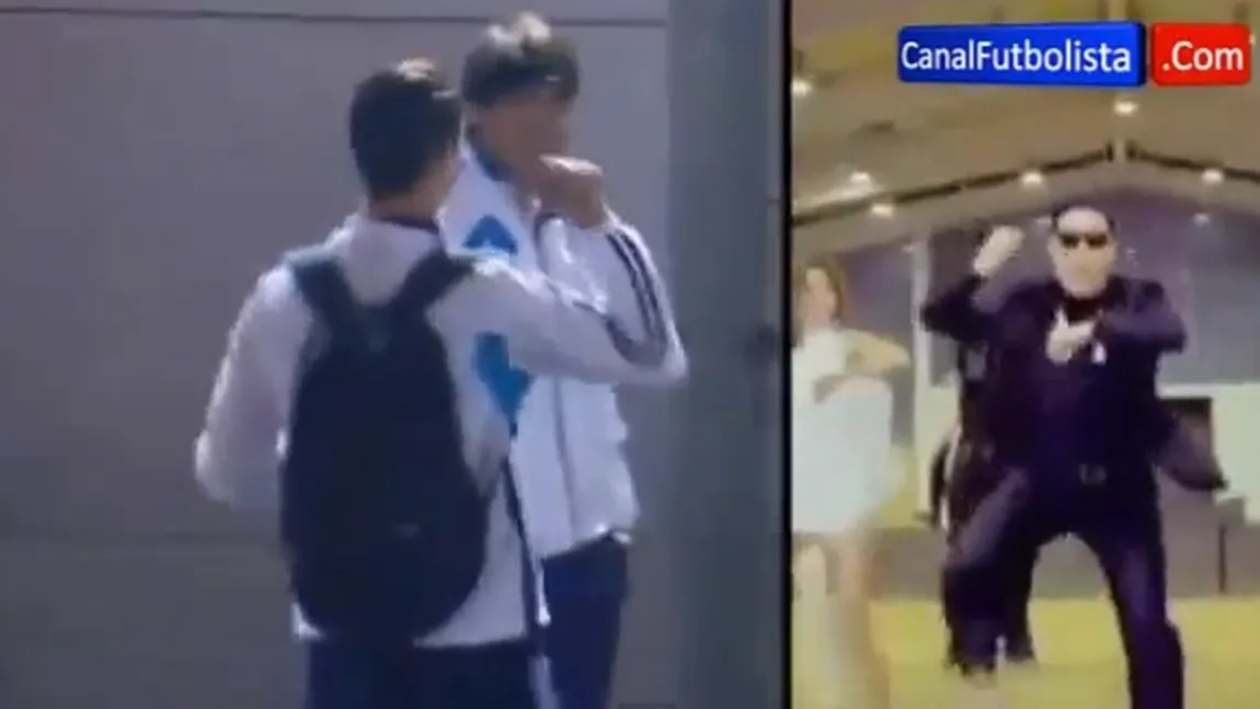 Cristiano Ronaldo şi Kaka, atinşi de febra Gangnam Style. Au dansat în parcare pe ritmurile lui Psy