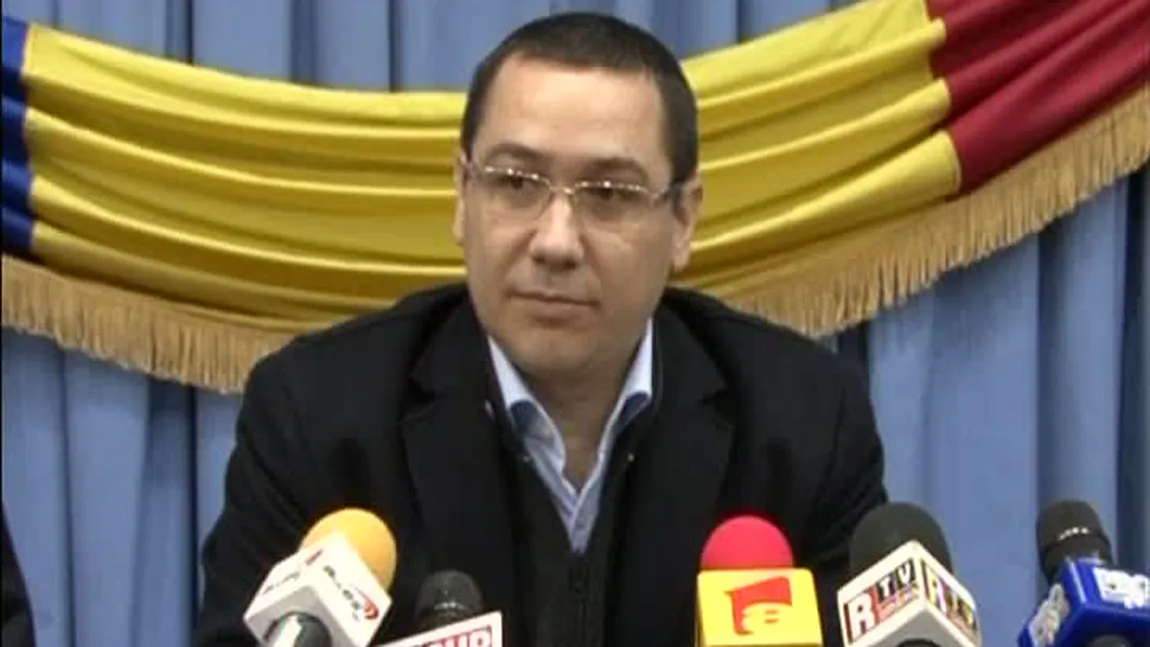 Ponta: 2013, an dificil în care Guvernul va face şi reforme ce nu sunt 