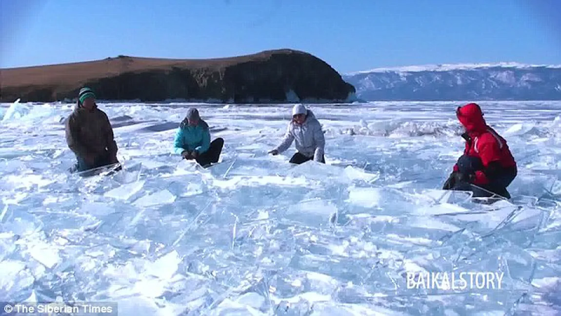 Cel mai ciudat instrument muzical: Gheaţa de pe lac VIDEO