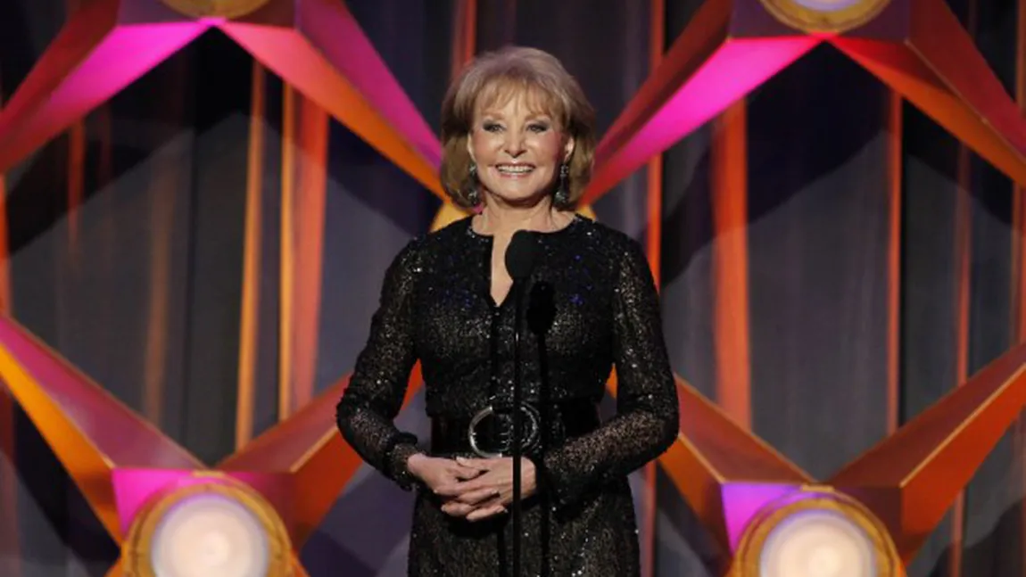 Prezentatoarea TV americană Barbara Walters, spitalizată după ce a căzut şi s-a lovit la cap