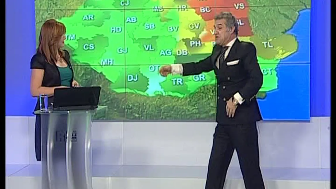 Becali, prezentator la meteo: Iar o să fie viscol şi iar rezolvă Becali VIDEO