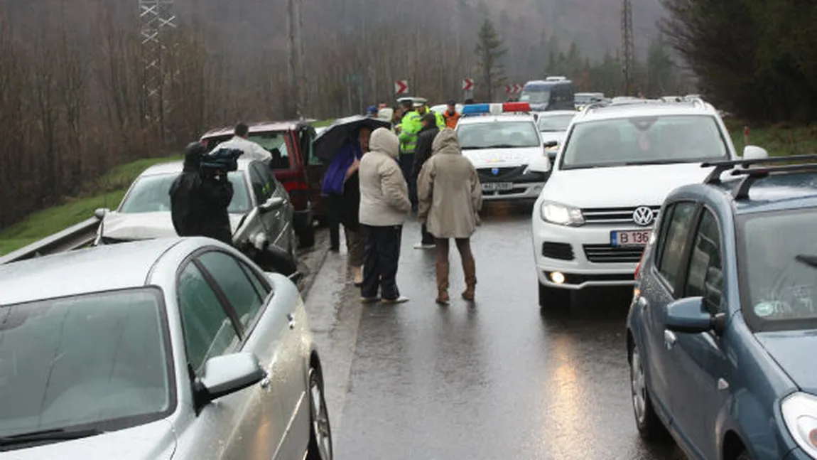 Accident pe DN 1, la Posada: O persoană a fost rănită