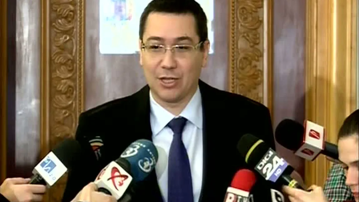 Ponta despre buget: Mă simt ca la Radio Erevan. Se spune că am dat, dar de fapt n-am dat, am luat!