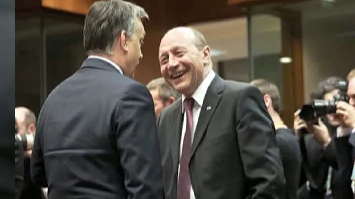 Băsescu, întâlnire cordială cu premierul Ungariei la Bruxelles