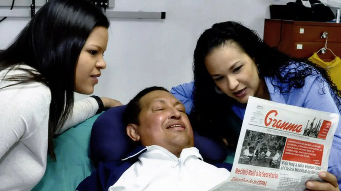 Primele imagini cu preşedintele Hugo Chavez, aflat într-un spital din Cuba VIDEO