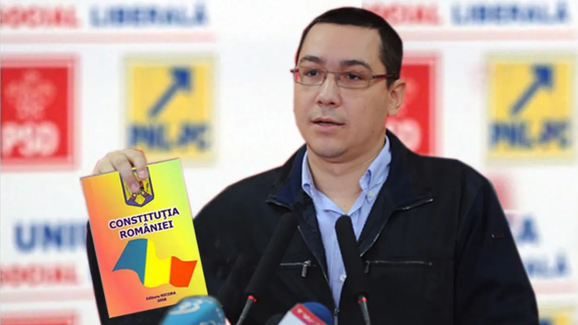 Ponta: Componenţa Comisiei pentru revizuirea Constituţiei, aprobată miercuri în plenul comun