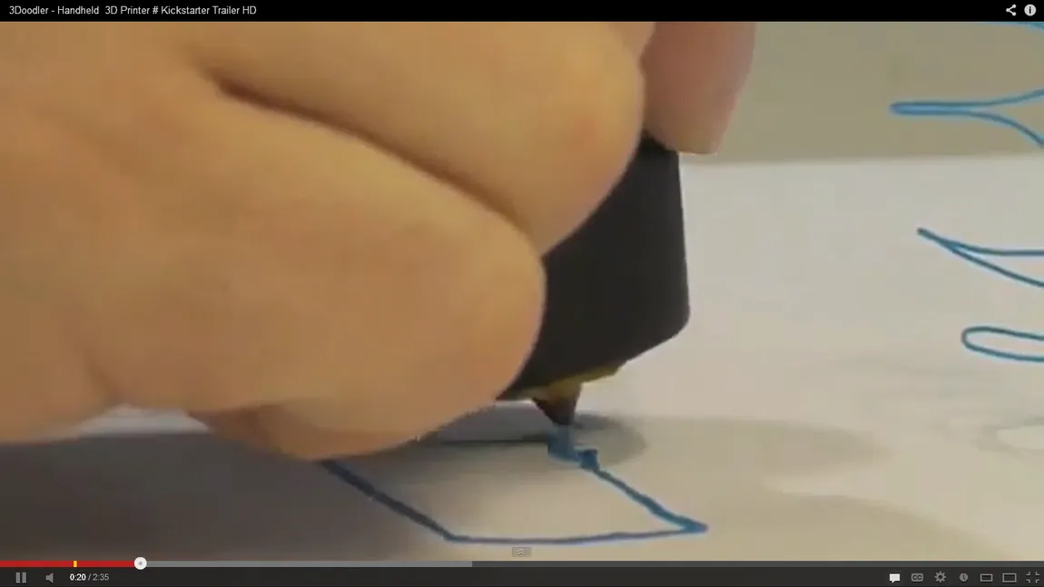 A apărut creionul care desenează 3D. Cât va costa şi cum funcţionează VIDEO