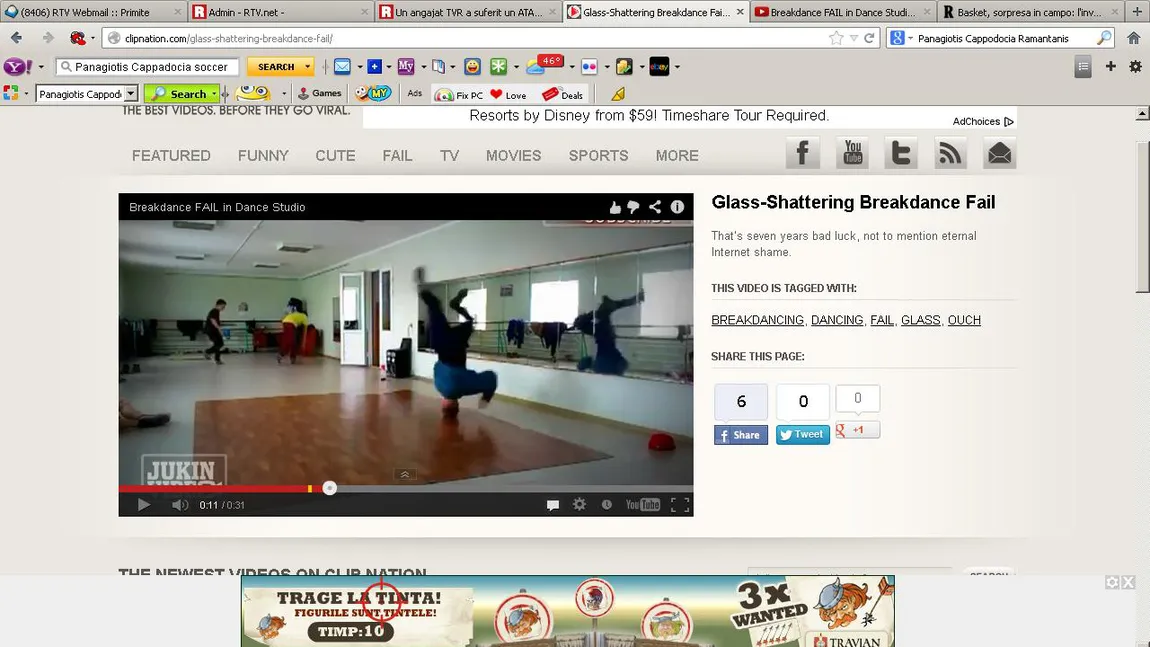 Şapte ani de ghinion? Un dansator eşuează lamentabil pe ritmuri de breakdance VIDEO