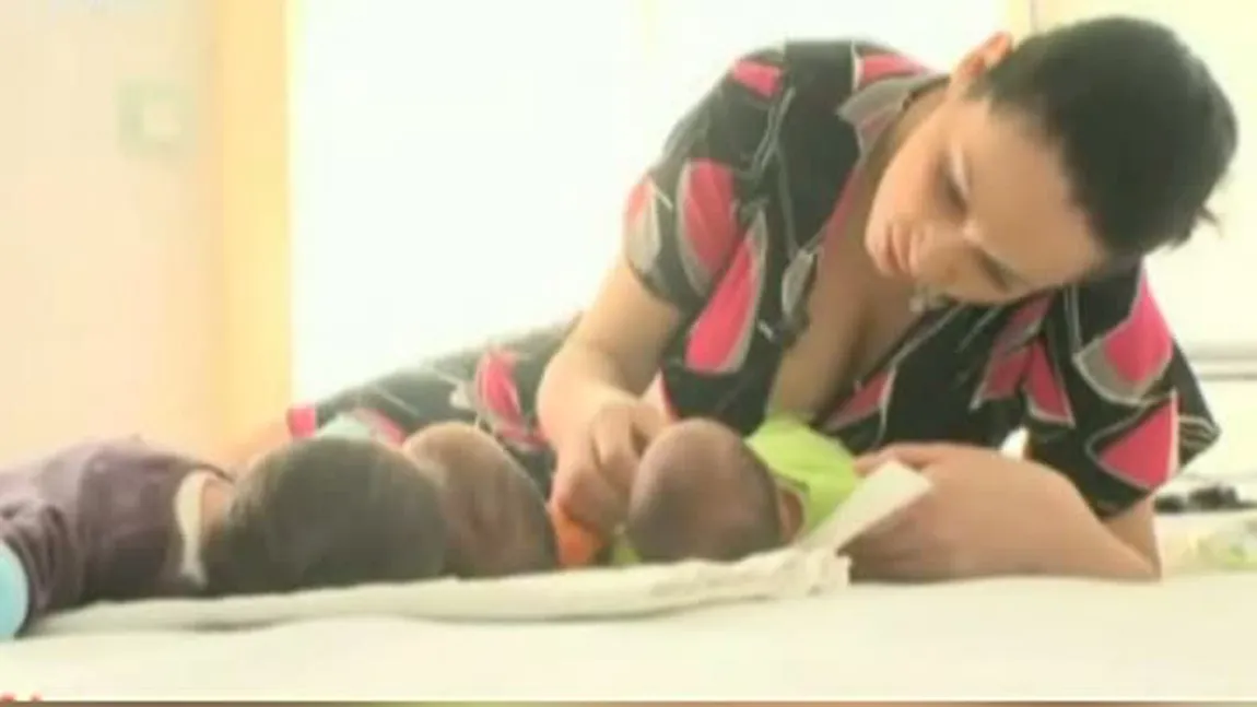 Nicoleta Luciu taie moţul băieţilor şi rupe turta fetiţei