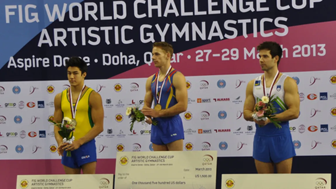 Flavius Koczi - campion la sol, Larisa Iordache - a doua la sărituri, în concursul de la Doha
