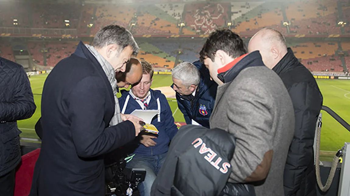 Mihăiţă Neşu susţine Steaua din tribune. Fostul jucător a ajuns pe Stamford Bridge