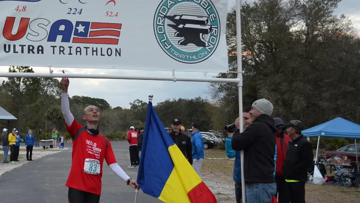 Omul care nu oboseşte niciodată. Andrei Roşu, primul român care a terminat un ultratriatlon VIDEO