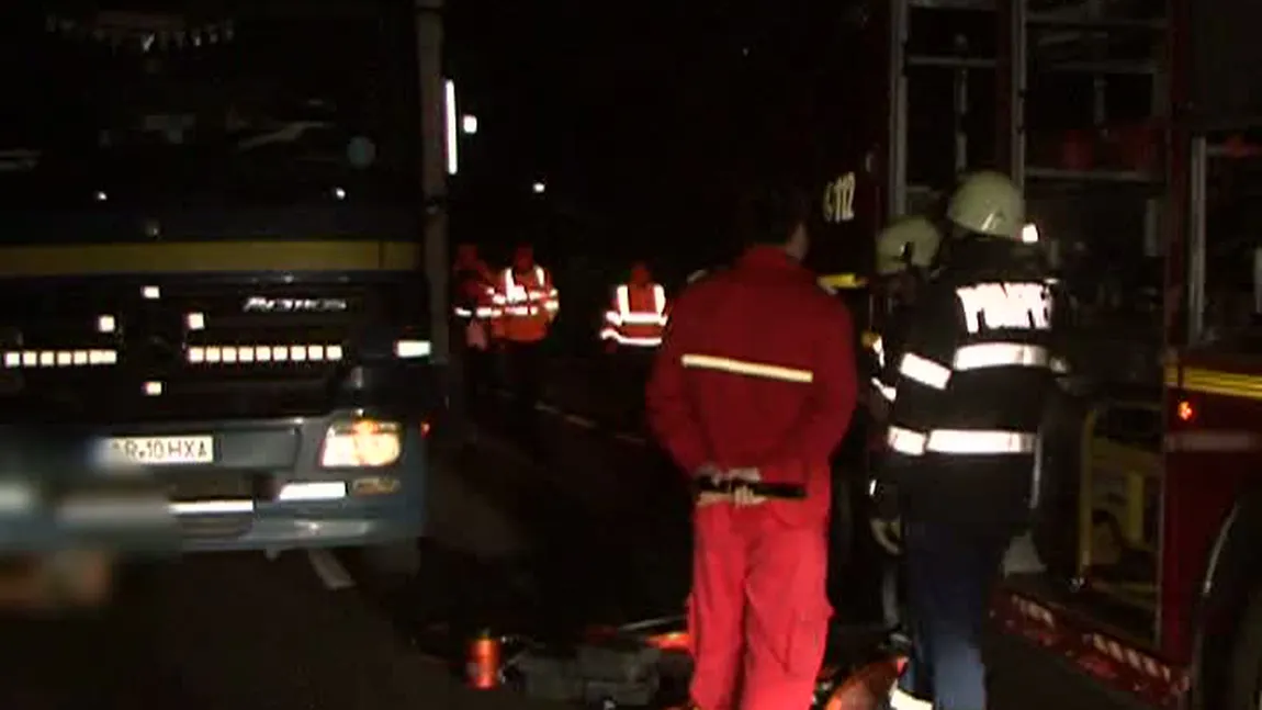 O femeie din Arad a fost strivită de un TIR şi târâtă zeci de metri VIDEO