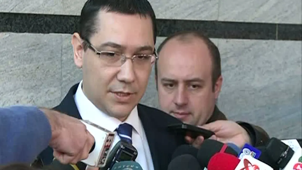 Ponta: N-am făcut nominalizări pentru şefia Parchetelor. Voi numi întâi un nou ministru al Justiţiei