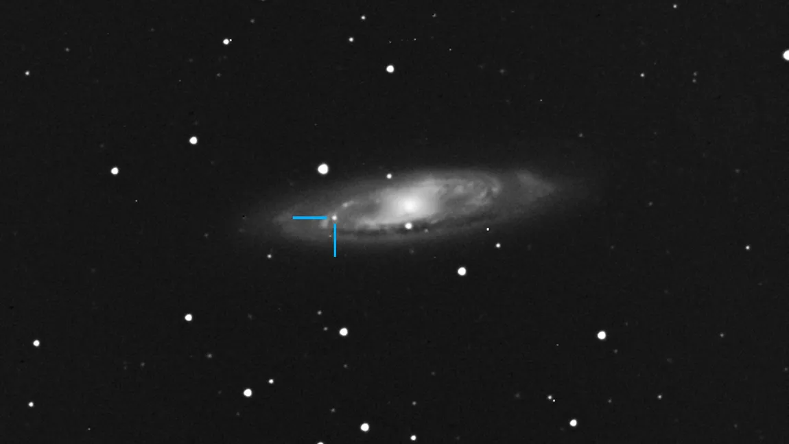 Observatorul Astronomic din Galaţi a surprins o supernovă recent descoperită FOTO
