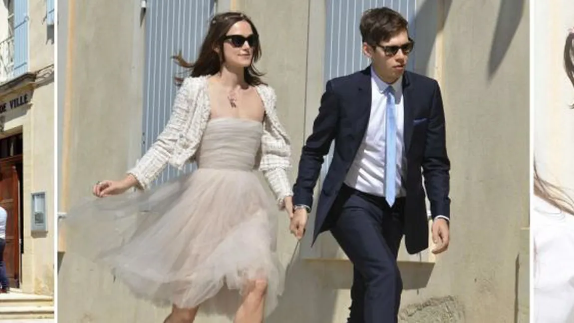 Keira Knightley a schimbat jurămintele de credinţă James Righton în faţa a 11 invitaţi