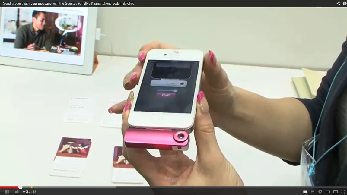 Un gadget pentru smartphone te poate ajuta să le trimiţi prietenilor tăi mesaje cu MIROSURI - VIDEO