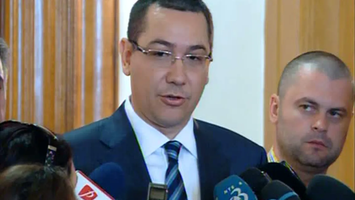 Ponta: Nu putem guverna cu unul care încarcă şi doi care descarcă VIDEO