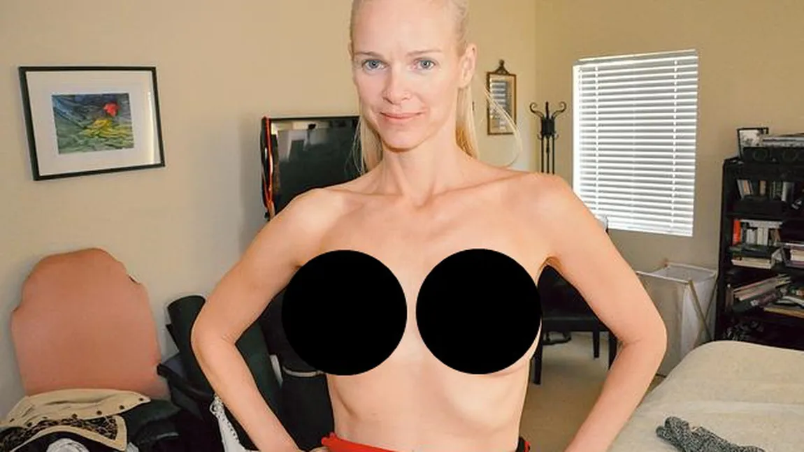O femeie CURAJOASĂ: S-a lăsat fotografiată TOPLESS, după o operaţie de dublă mastectomie