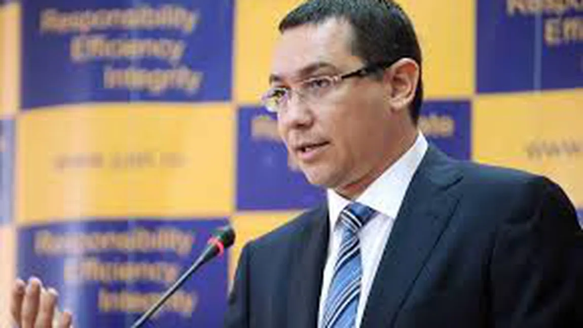 Ponta îşi asumă public, în Guvern, responsabilitatea privatizării CFR Marfă
