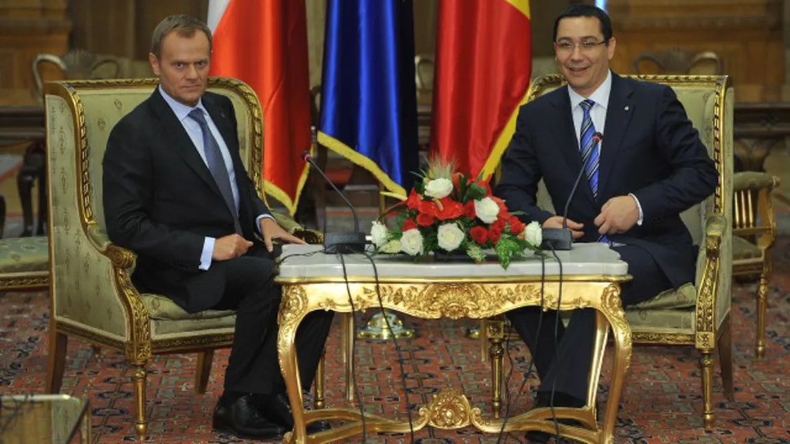 Victor Ponta, în vizită în Polonia. Premierul polonez Donald Tusk ar vrea sprijin pentru şefia CE