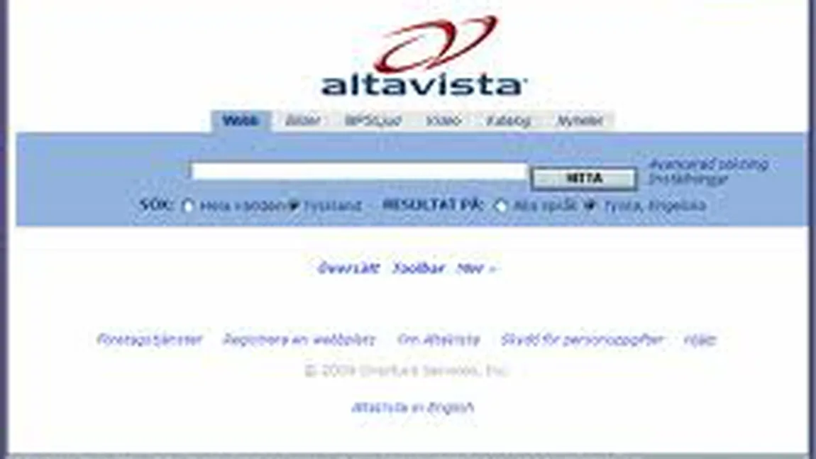 Yahoo închide relicva pe internet AltaVista