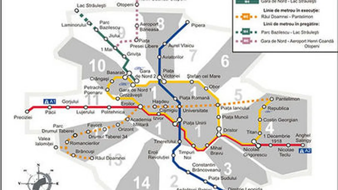 Fără linie de metrou între Gara de Nord şi Aeroportul Otopeni. Vezi motivarea lui Fenechiu