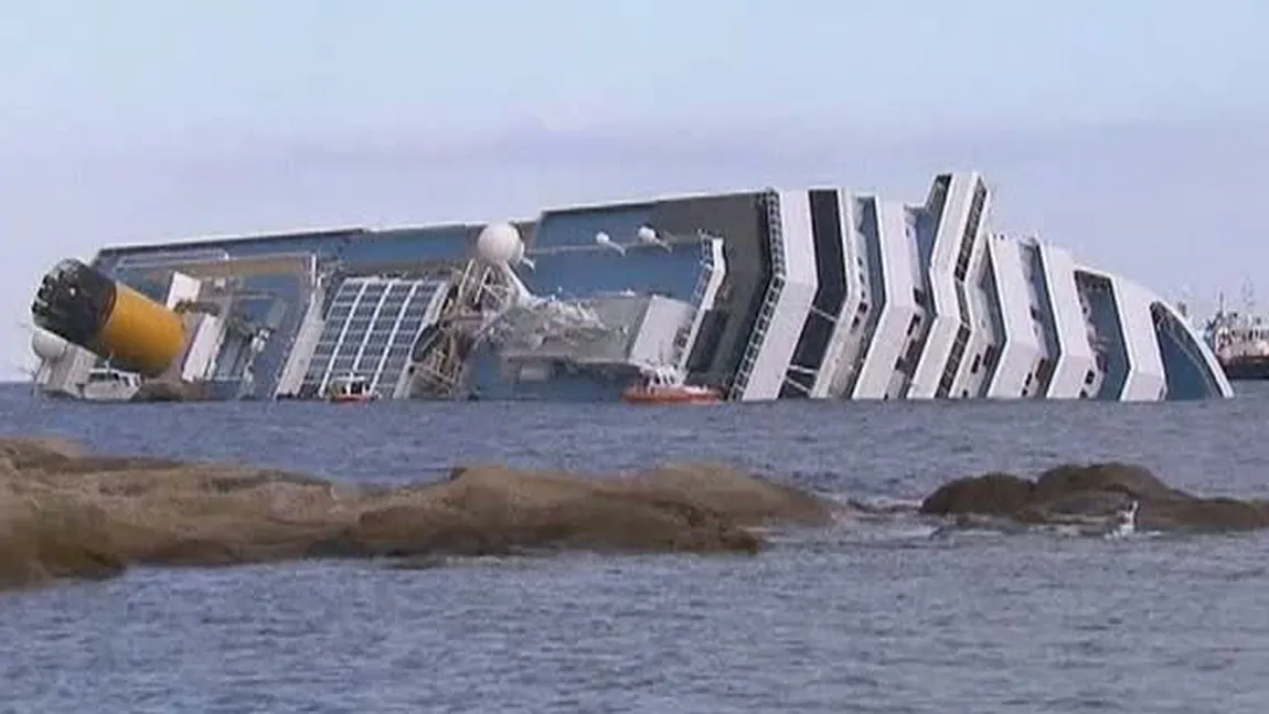 Cinci persoane, vinovate de OMOR PRIN IMPRUDENŢĂ, în procesul naufragiului vasului Costa Concordia