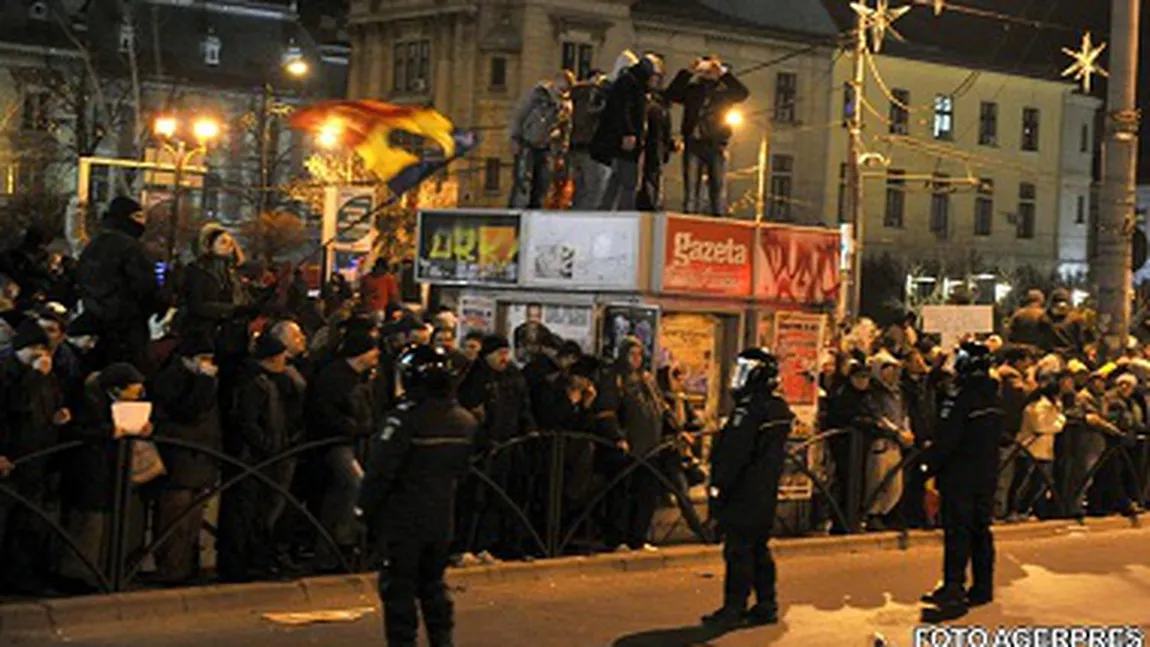 Sute de persoane au protestat în Târgu Mureş împotriva regionalizării României