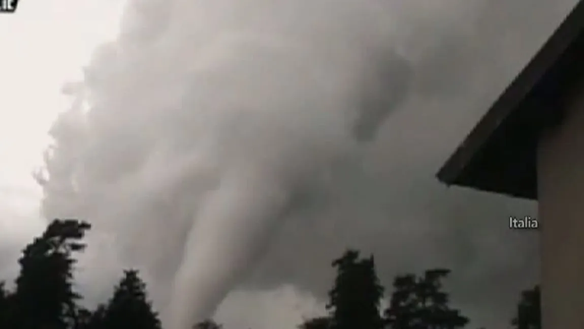 Fenomene meteo extreme în Europa: Furtuni violente şi tornade în Franţa şi Italia VIDEO