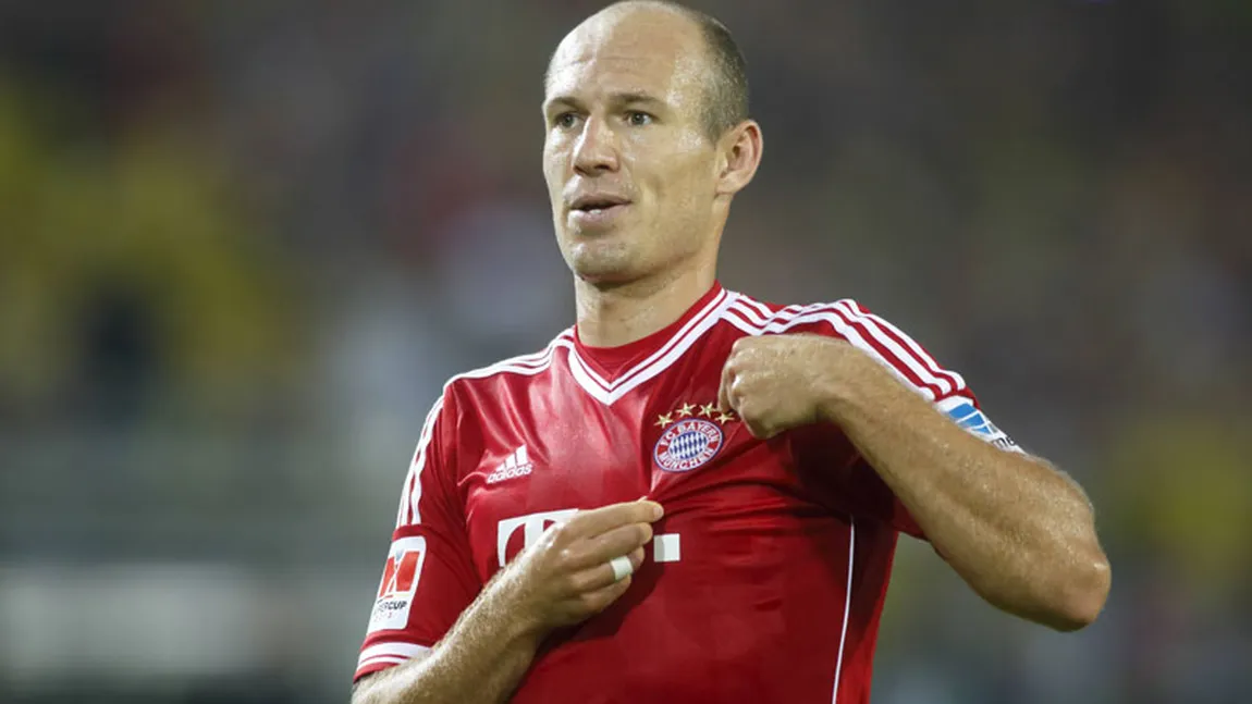 Taifunul Arjen Robben. Olandezul a driblat tot şi a marcat un super gol pentru Bayern VIDEO