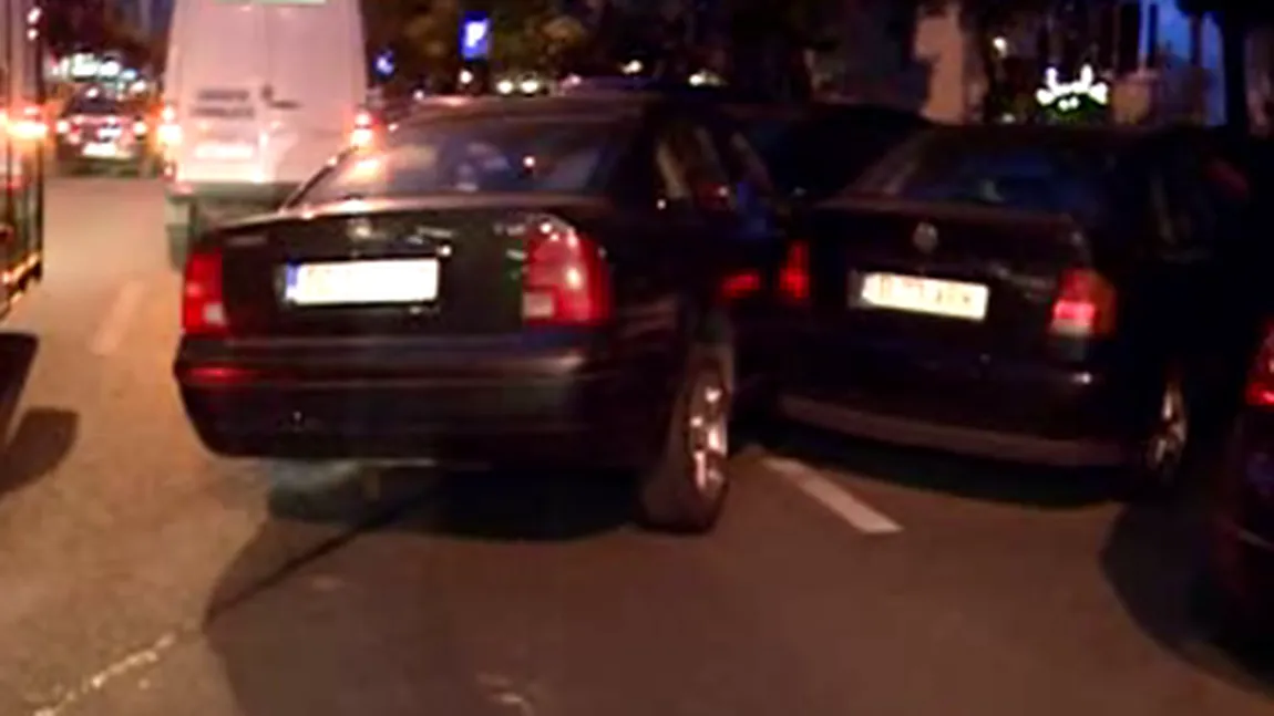 ACCIDENT provocat de un diplomat ucrainean. Două maşini parcate au fost LOVITE VIDEO