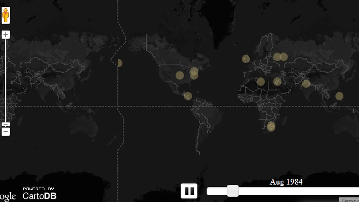 FASCINANT. Harta interactivă a protestelor din ultimii 34 de ani VIDEO
