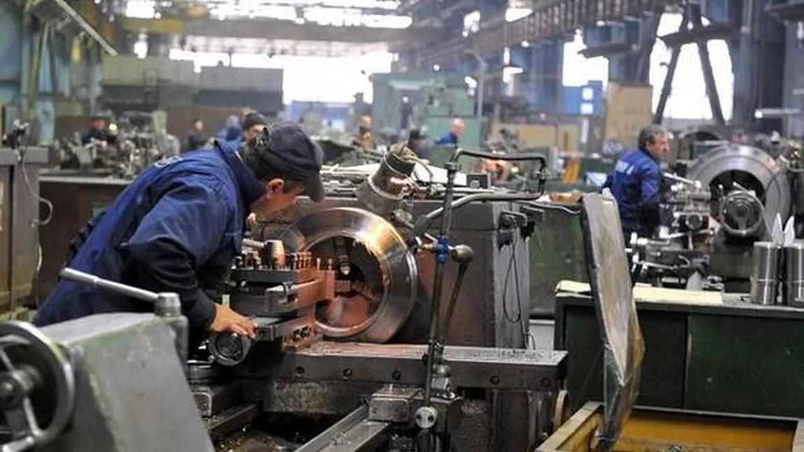 Producţia industrială a crescut în primele şapte luni cu 6,9%