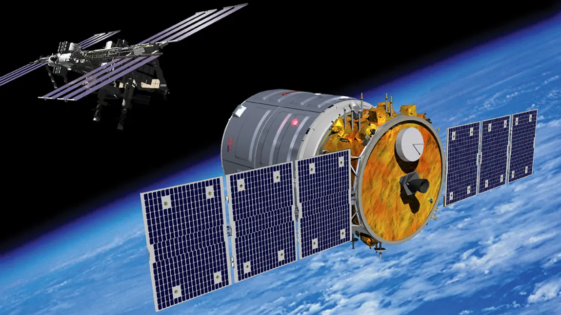 Capsula Cygnus s-a conectat la Staţia Spaţială Internaţională, cu o întârziere de o săptămână