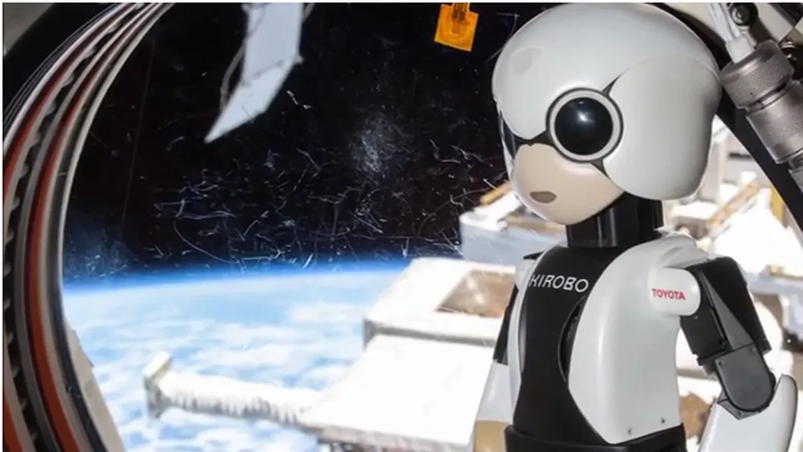 Kirobo, primul robot astronaut din lume, a rostit primele sale cuvinte în spaţiu. Vezi ce a spus