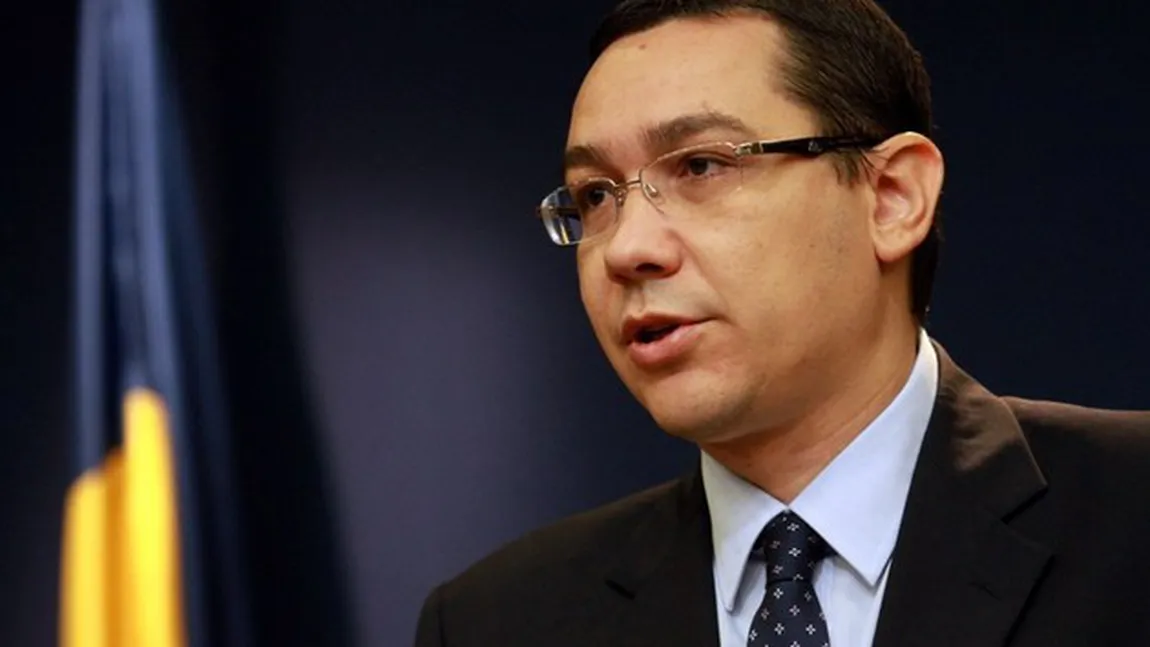 Ponta: Vom trimite cereri de rambursare pentru fonduri POSDRU în valoare de un miliard de lei
