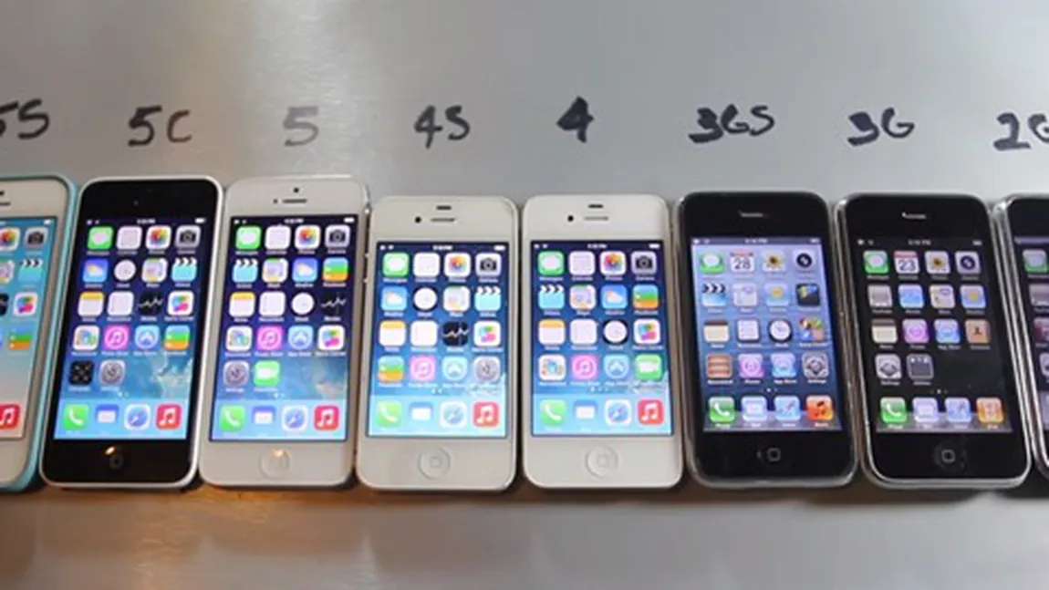 Test: Ce s-a schimbat de la iPhone 2G până la iPhone 5S - VIDEO