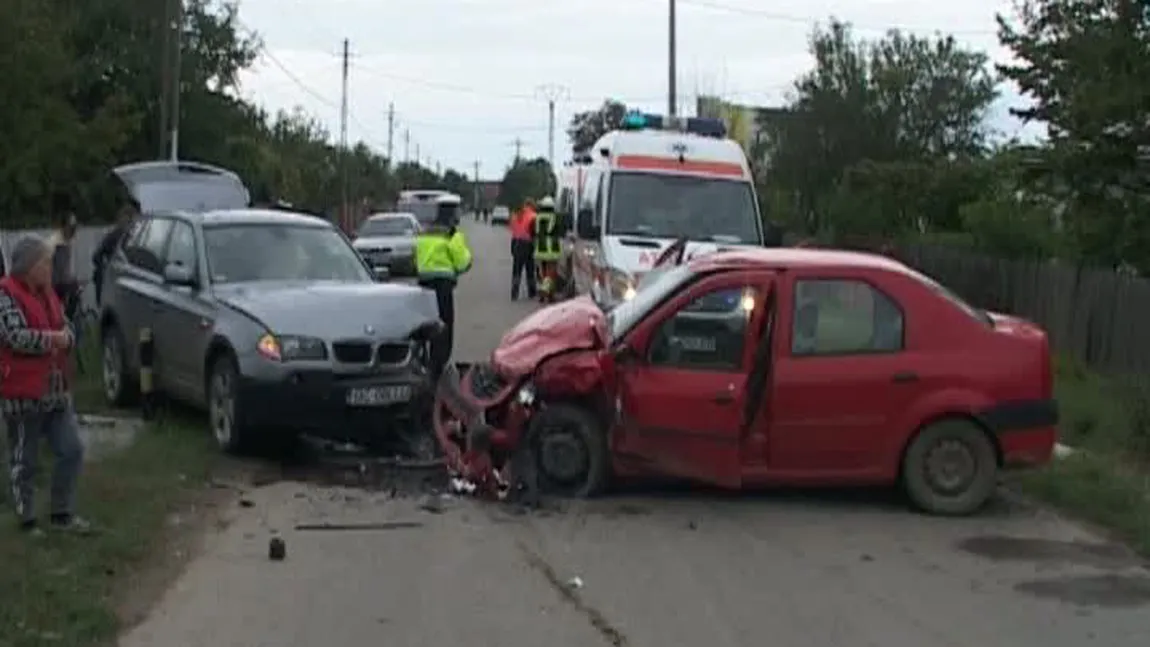 Un şofer beat a făcut ravagii pe şosea, în Bacău. Aventura sa s-a încheiat la spital VIDEO