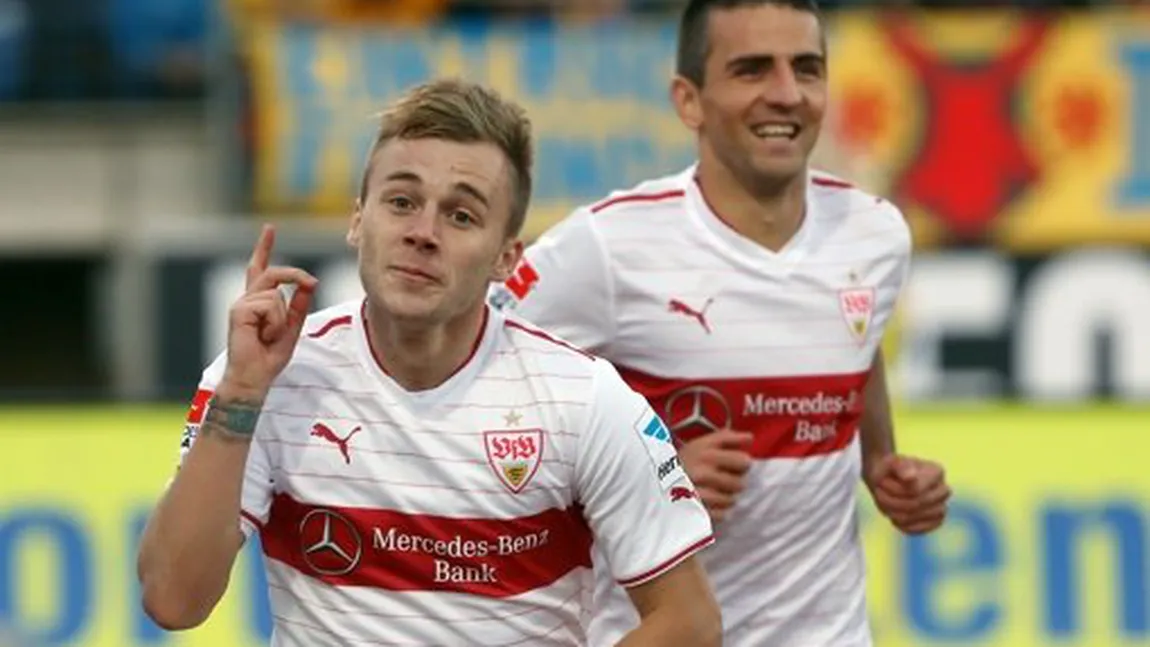 Alexandru Maxim, în formă de zile mari. A dat gol şi pasă de gol pentru Stuttgart VIDEO