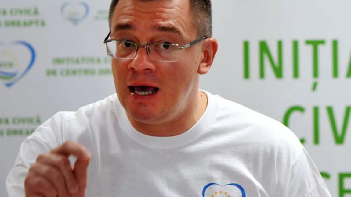 Ungureanu: Voi propune conducerii FC eventualitatea fuziunii între Forţa Civică şi Mişcarea Populară