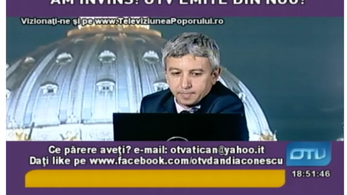 La o săptămână de la prima emisiune, Dan Diaconescu a început să transmită ... RELUĂRI