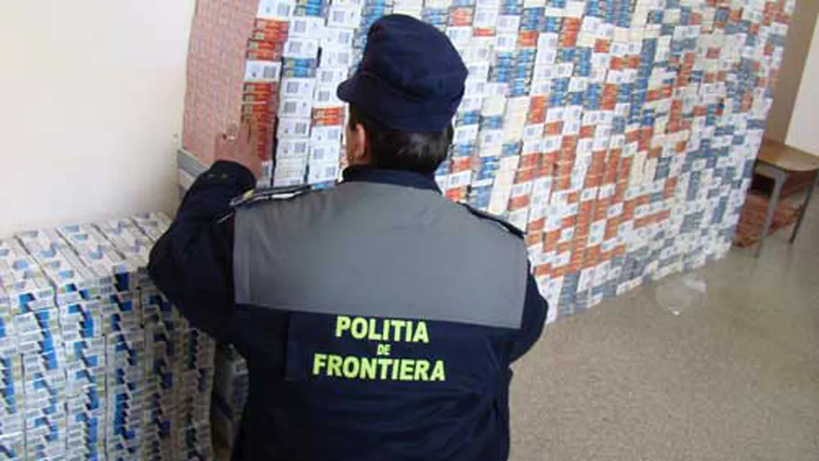 Poliţiştii de frontieră din Botoşani cercetaţi pentru implicare în contrabandă cu ţigări, reţinuţi